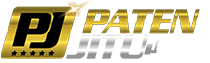 Logo PATENJITU modern dengan aksen kilat